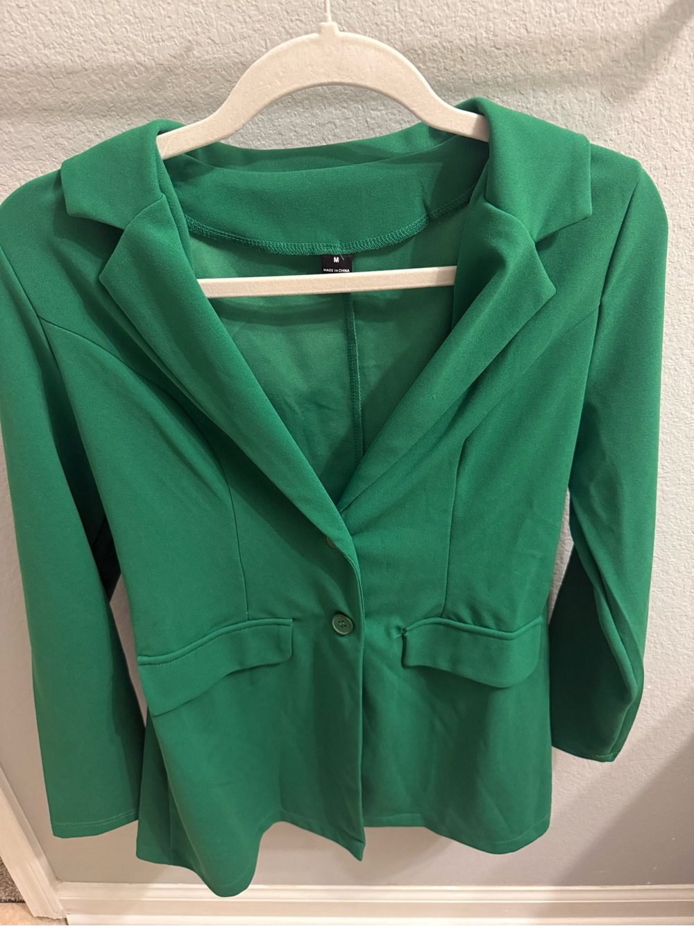 Green Women's Blazer Jacket